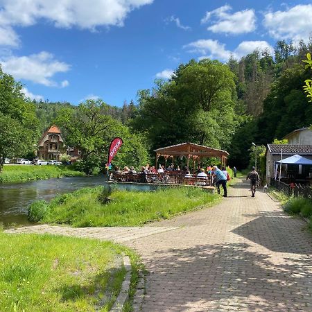 Pension Sternschnuppe, Treseburg Harz, Unmittelbar Am Wasser Thale Dış mekan fotoğraf