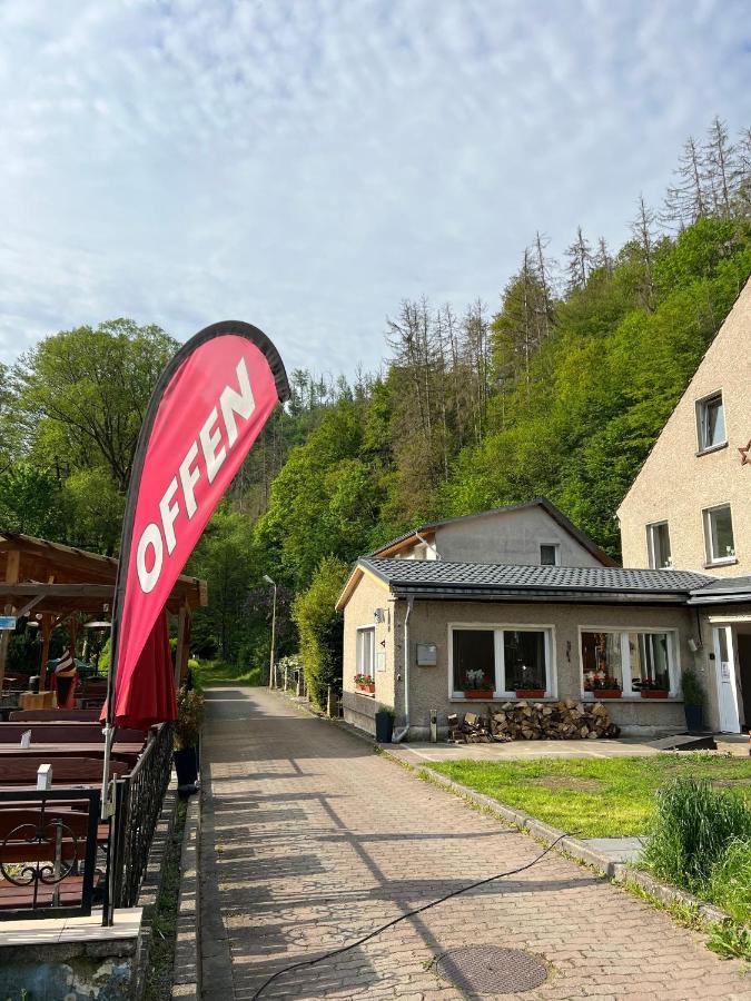 Pension Sternschnuppe, Treseburg Harz, Unmittelbar Am Wasser Thale Dış mekan fotoğraf
