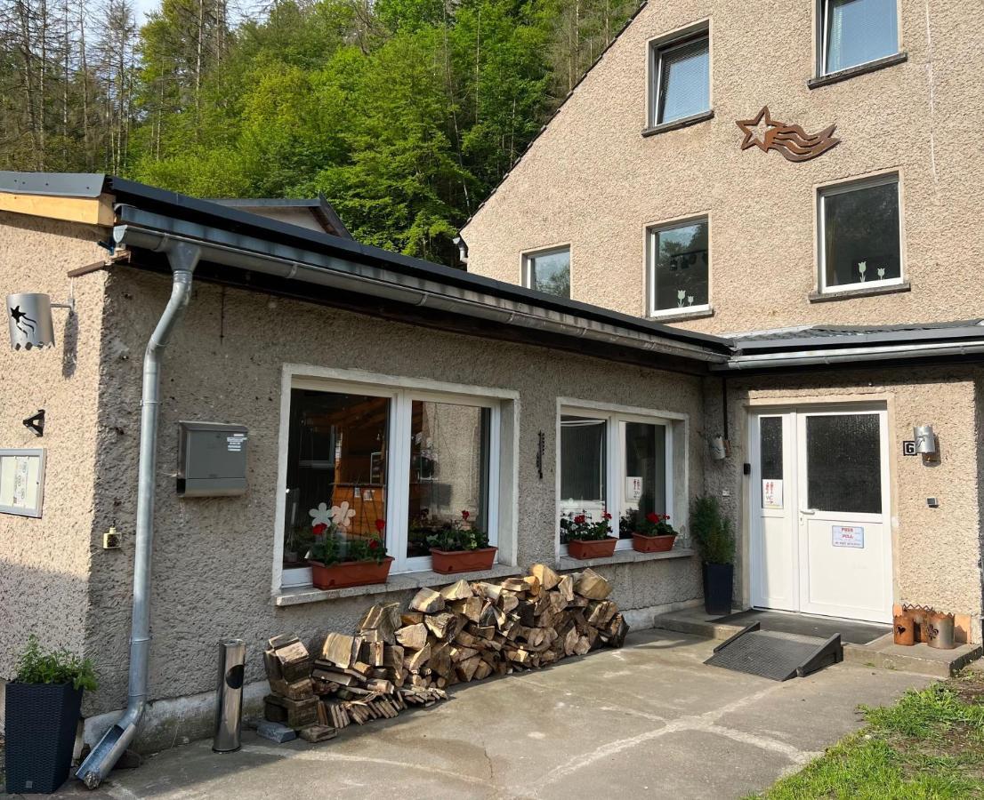 Pension Sternschnuppe, Treseburg Harz, Unmittelbar Am Wasser Thale Dış mekan fotoğraf