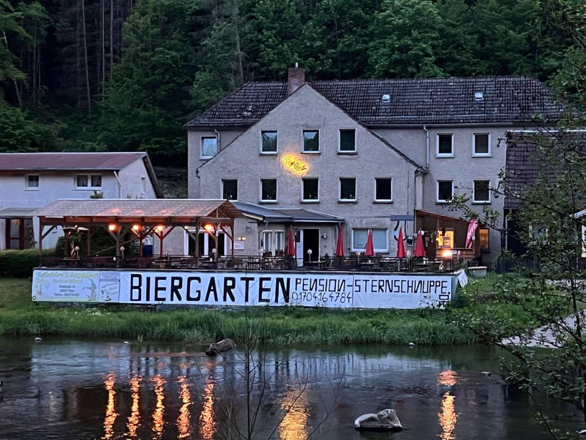 Pension Sternschnuppe, Treseburg Harz, Unmittelbar Am Wasser Thale Dış mekan fotoğraf